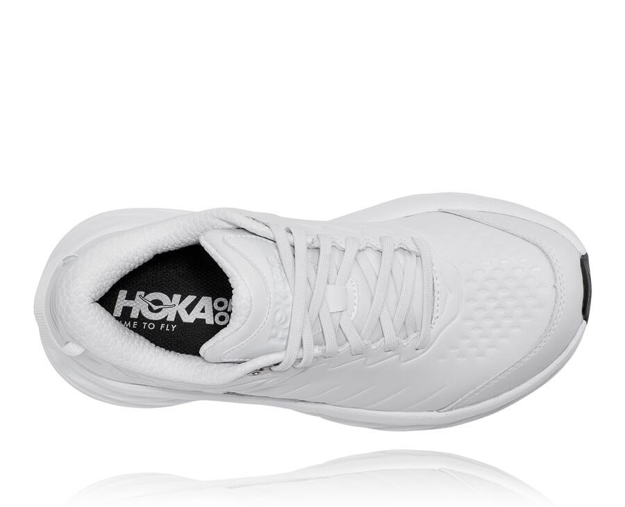 Chaussure Running Hoka One One Bondi Sr Femme - Blanche - XWU-537481